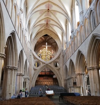 Inneres der Kathedrale von Wells