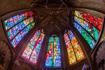 Metz - Kirche, Glasfenster