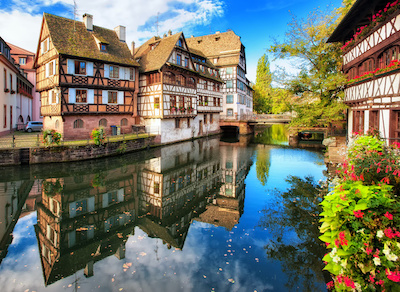 Kunst und Kultur im Elsass - Petite France in Strasbourg