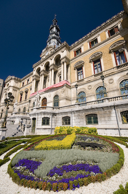 Spanien, Santiago de Compostela, Bilbao, Rathaus
